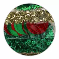 2. Craft With Fun Cekiny Metaliczne Okrągłe 521600