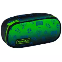1. AstraBag Piórnik AC6 Saszetka Usztywniona Ombre Football 503026069