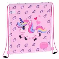 1. Starpak Worek Szkolny na Obuwie Pixel Unicorn 576216