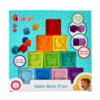 2. Bam Bam Gumowe Klocuszki 10szt 432486