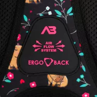 7. AstraBag Plecak Szkolny AB330 Flower Capy 502026012