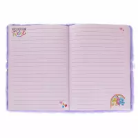 2. Starpak Pamiętnik Pluszowy Zamykany na Kłódkę Care Bears Fioletowy 580134