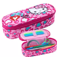 3. Coolpack Campus Piórnik Tuba Usztywniona z Organizerem Hello Kitty Pink 2 F062035
