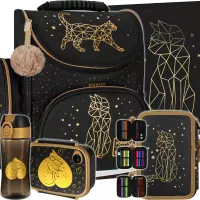 1. Starpak Zestaw 5el. Złoty Kotek Tornister 528941 + Piórnik 529472 + Worek 529469 + 558660 + 558652 + 558654