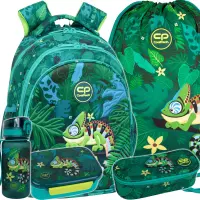 1. CoolPack Zestaw Szkolny Tropic 5el. Plecak Jerry F029965 + Worek F159965 + Piórnik F062965 + Z17965 + Z18965