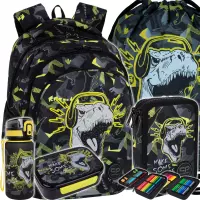 1. CoolPack Zestaw Szkolny Dinopark 5el. Plecak Jerry F029966 + Worek F159966 + Piórnik F066966 + Z17966 + Z18966