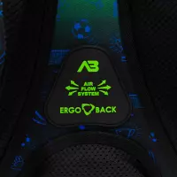 6. AstraBag Plecak Szkolny AB330 Ombre Football 502026052