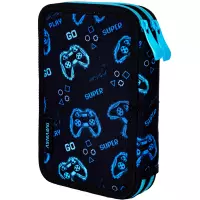 5. AstraBag Piórnik AC2 Dwukomorowy bez Wyposażenia Go Playing 503024061