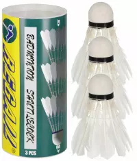 2. Mega Creative Lotki Do Badmintona Białe Piórka 3sz 576979