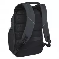 5. R-Bag Plecak Męski na Laptopa 15" z USB Drum Black Z021