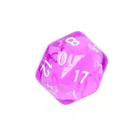 6. Komplet kości REBEL RPG - Mini Kryształowe - Fioletowe