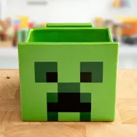 3. Miska na Przekąski z Podpórką pod Telefon Minecraft Creeper 