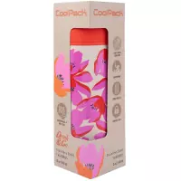 1. CoolPack Vectis Termos Metalowy z Kubeczkiem 450ml Flores Rosa Z33914
