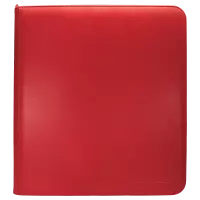 1. Ultra Pro: Vivid 12-Pocket Zippered PRO-Binder - Red