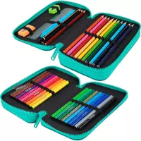 2. CoolPack Jumper 2 Piórnik Dwukomorowy Z Wyposażeniem Tropic F066965