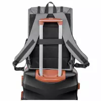 2. R-Bag Plecak Męski na Laptopa 15" z USB Packer Grey Z012