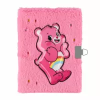 4. Starpak Pamiętnik Pluszowy Zamykany na Kłódkę Care Bears Różowy 580133