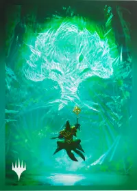 4. Gamegenic: Magic the Gathering - Secrets of Strixhaven - Premium Art Sleeves - Forest