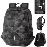 1. R-Bag Plecak Męski na Laptopa 15" z USB Kick Camo Z093