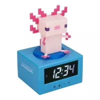 4. Lampka 3D z Budzikiem Minecraft Axolotl