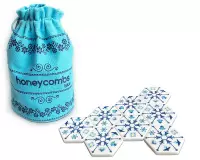 2. Piatnik Honeycombs Blue - plastry miodu
