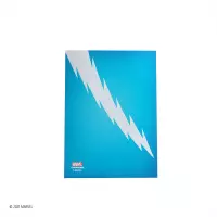 4. Gamegenic: Marvel Champions Art Sleeves 66x 91 mm - Koszulki na Karty - Quicksilver 50+1 szt.