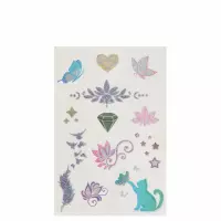 1. Sticker Boo Tatuaż Zmywalny Dla Dzieci Brokat 569314