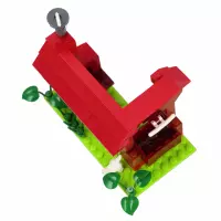 10.  Mega Creative Alleblox Klocki Konstrukcyjne 91 elementów Girl Dom 547908