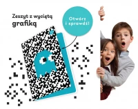 2. Interdruk Zeszyt A5 16 Kartek Kratka Shape Kosmos 313829