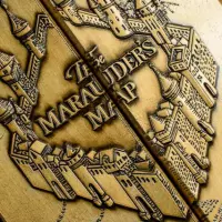 4. Harry Potter Metalowa Mapa Huncwotów 