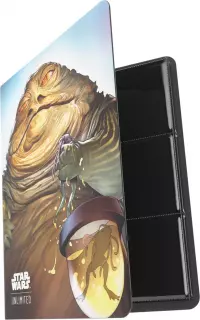 5. Gamegenic: Star Wars Unlimited Card Game - 18-Pocket Album - Album na Karty - Leia Organa/Jabba the Hutt