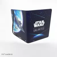 7. Gamegenic: Star Wars Unlimited Card Game - 18-Pocket Album - Album na Karty - Card Back Blue