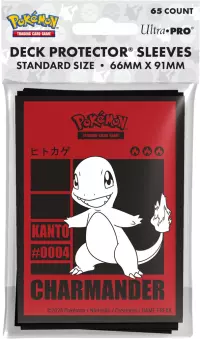 1. Ultra Pro: Pokemon - Deck Protector Sleeves - Koszulki na Karty - Charmander (65 szt.)