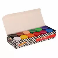6. Starpak Farby Plakatowe 12 Kolorów 20ml Hot Wheels 586312
