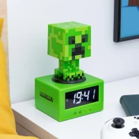 3. Lampka 3D Budzik Minecraft Creeper 