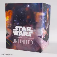 11. Gamegenic: Star Wars Unlimited Card Game - Soft Crate - Pudełko na Karty - Han Solo / Millenium Falcon