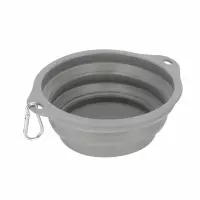 3. Trik&Roll Miska Dla Zwierząt Silkionowa Składana Szara 19cm 560889