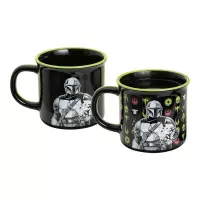 3. Kubek Termoaktywny Gwiezdne Wojny - Mandalorianin i Grogu