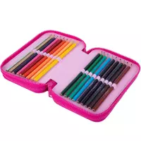 4. CoolPack Jumper 3 Piórnik Trzykomorowy Z Wyposażeniem Hello Kitty Pink 2 F067035