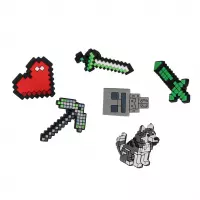 2. Starpak Przypinka Gumowa Pins 6 szt. Pixel 585970