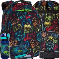 1. CoolPack Zestaw Szkolny XPlay 5el. Plecak Jerry E29606 + Worek E70606 + Piórnik F076606 + Z17964 + Z18964