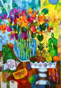 4. Good Loot Imagination Puzzle: Alicja Słaboń-Urbaniak Jesienny Stół / Autumn Table (1000 elementów)