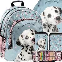 1. Paso Zestaw Szkolny 3el. Dalmatyńczyk Plecak PP26DL-090 + Piórnik PP26DL-P001+ Worek PP26DL-712