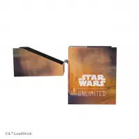 6. Gamegenic: Star Wars Unlimited Card Game - Soft Crate - Pudełko na Karty - Palpatine/Padme Amidala