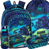 1. CoolPack Zestaw Szkolny Gamer Chess 5el. Plecak Fast F163964 + Worek F159964 + Piórnik F062964 + Z17964 + Z18964