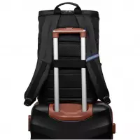 8. R-Bag Plecak Męski na Laptopa 15" z USB Acro Black Z071