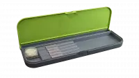 2. Creative Tools: Craft Carry Case - Piórnik z Przegródkami + Mydło do pędzli - Zielony
