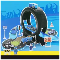 3. Mega Creative Parking Policja Akcesoria + 3 Auta 567190