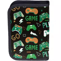 2. Paso Piórnik Dwuklapkowy bez Wyposażenia Never Quit PP26GQ-P001BW