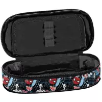 3.  Paso Piórnik Tuba Usztywniona Spider Man Black SP25WW-013